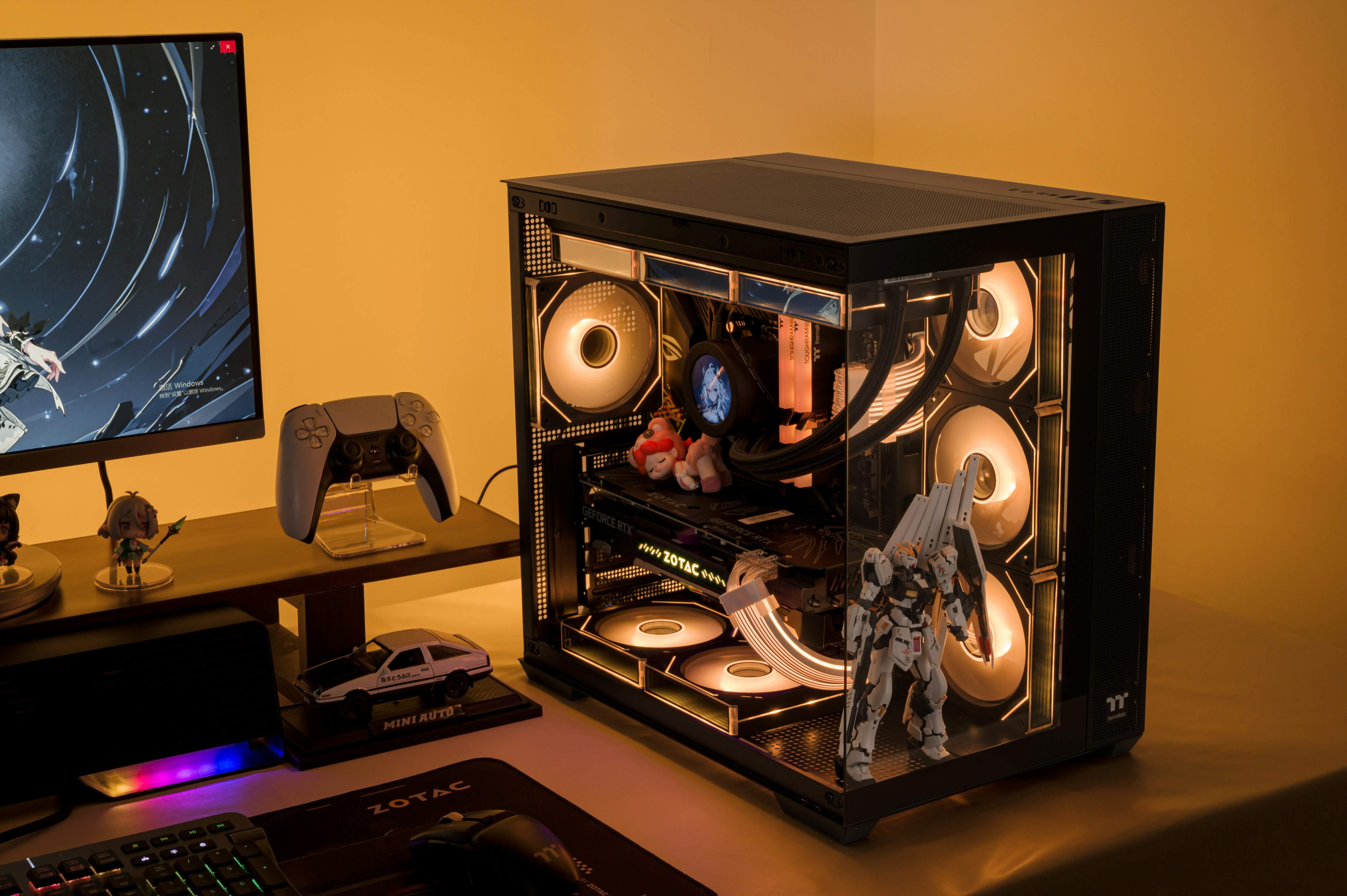 Black and Orange workstation build